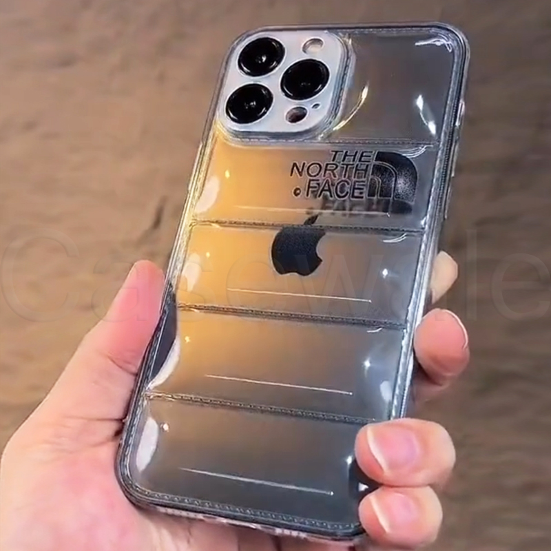 iPhone 13/14 Series Luxury North Face Puffer Phone Case