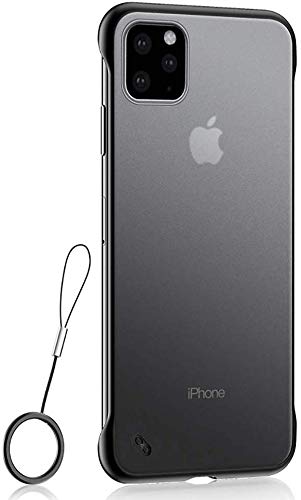 Luxury Frameless Semi Transparent Ring Finger Case for iPhone 11 Series