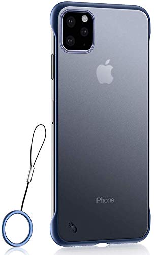 Luxury Frameless Semi Transparent Ring Finger Case for iPhone 11 Series