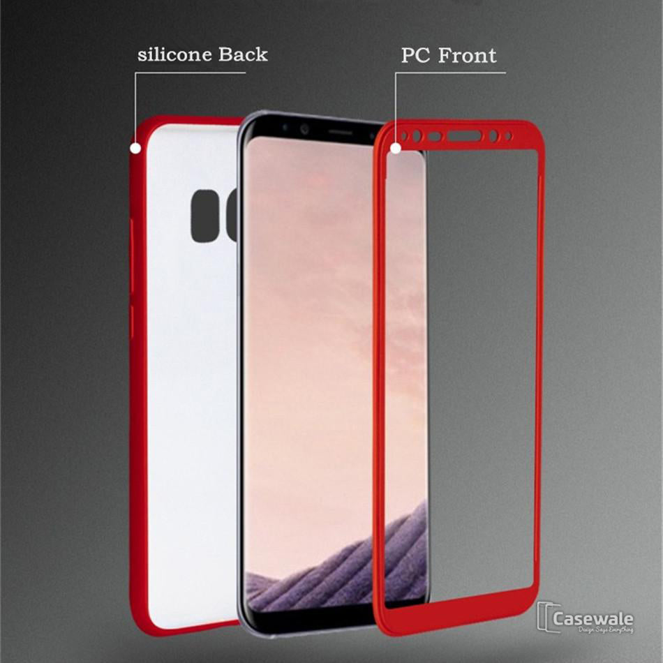 360 Protection Ultra-thin Soft TPU Silicone Case for Galaxy S8, S8 Plus