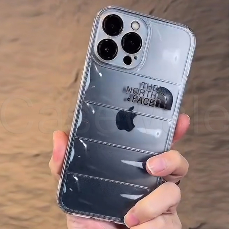 iPhone 13/14 Series Luxury North Face Puffer Phone Case