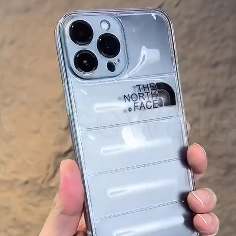 iPhone 14 Series Luxury North Face Puffer Phone Case