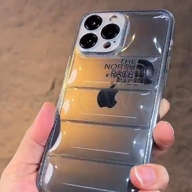 iPhone 12 Series Luxury North Face Puffer Phone Case