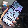 iPhone 13 Series New Electroplating Unique Skull Phone Case