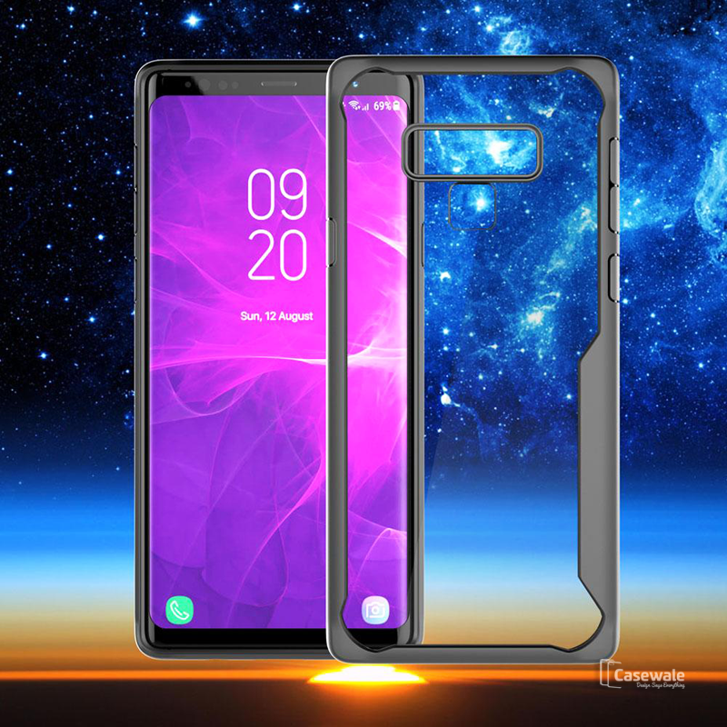 LUPHIE Shockproof Transparent Back Case for Galaxy S8/ S8 Plus