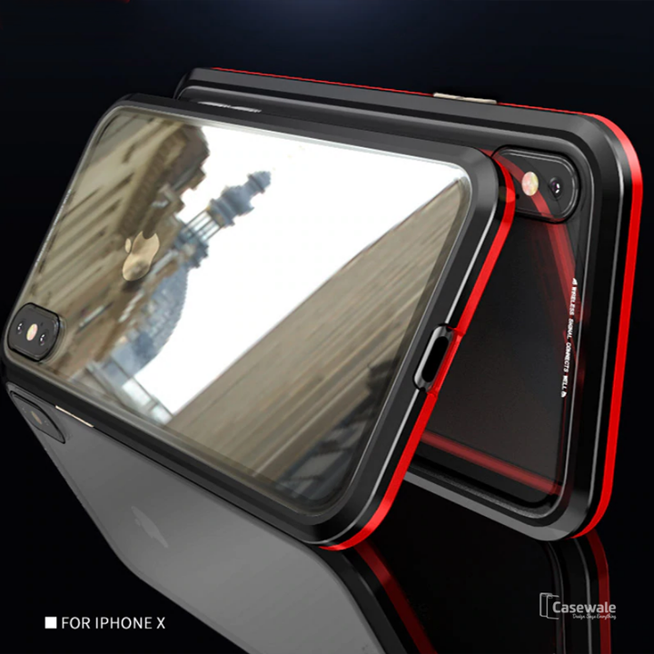 Luxury Double Glass 2nd Generation Magnetic Glass Case for iPhone X, XS, XR or XS Max
