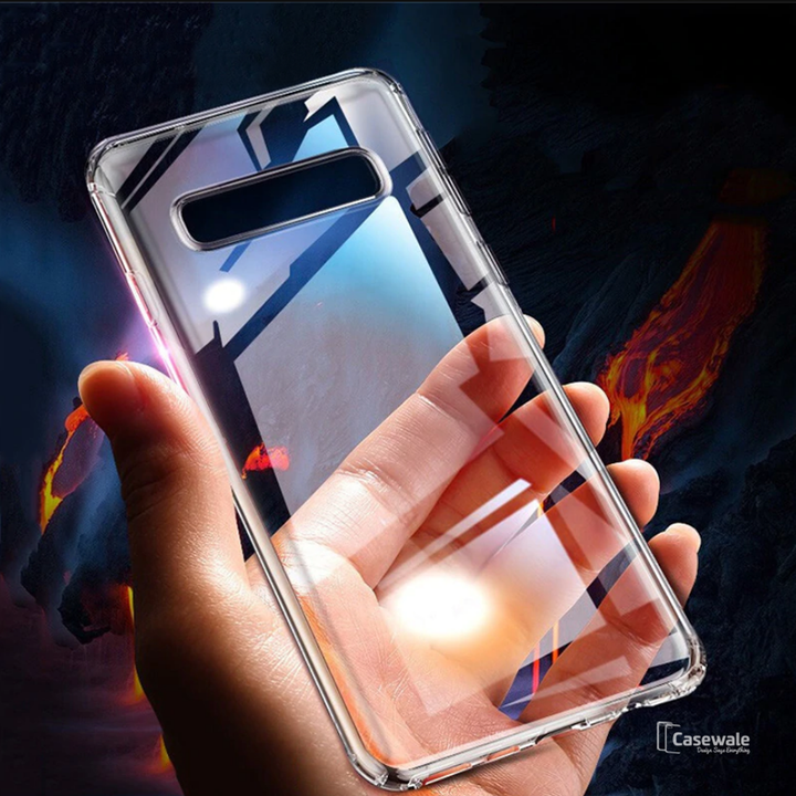 Baseus Shockproof Transparent Silicone Case For Galaxy S10/ S10 Plus
