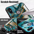 Luxury Majestic Pattern Glass Case for Redmi Note 6 Pro