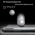 Luxury Black & Red Transparent Glass Case For iPhone X [Best Selling Case]