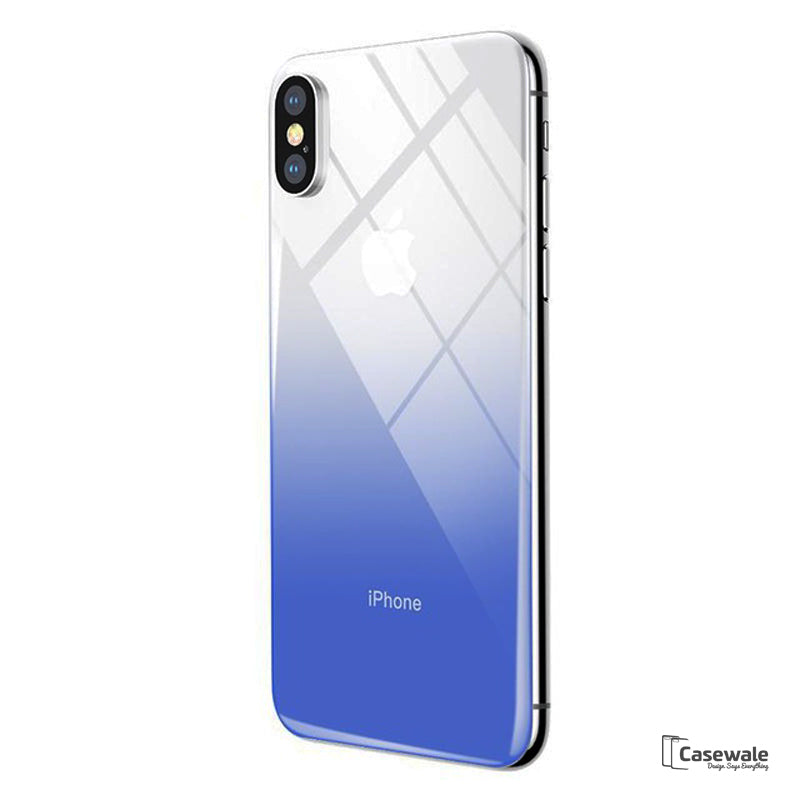 iPhone X 9H Gradient Back Tempered Glass