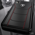 Ferrari Black Heritage Leather Hard Case iPhone X