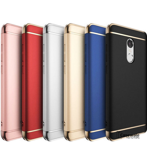 Luxury 3 in 1 Electroplating Case for Redmi Note 5