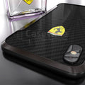 Ferrari Track Racing Shield Carbon Effect Case for iPhone X