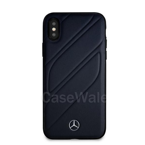 Mercedes Benz ORGANIC I Genuine Leather Hard Case for iPhone XS