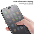 Baseus Touchable Glass Flip TPU Back Shell Case For iPhone XS
