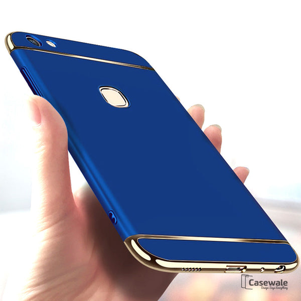 Luxury Electroplating 3 in 1 Case for Vivo V7/ V7 Plus