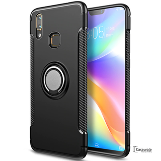 Luxury Armor Magnetic Car Holder Phone Case for Vivo V11