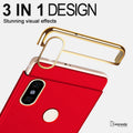 Luxury Electroplating 3 in 1 Case for Redmi Note 5 Pro