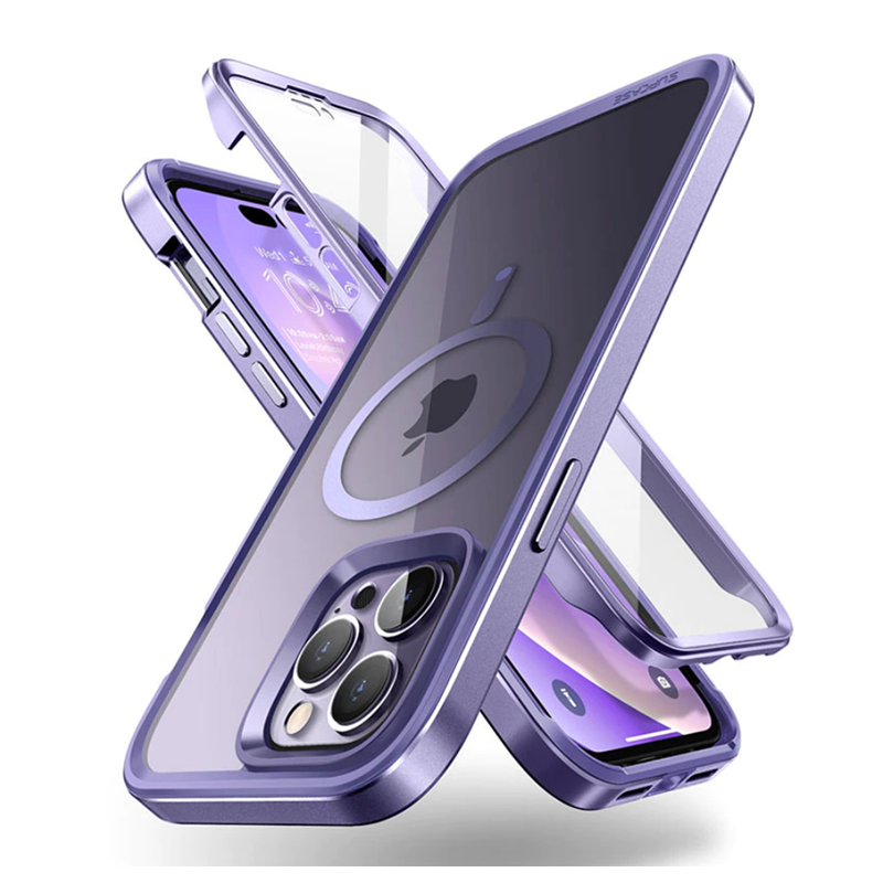 iPhone 14 Series Magsafe Bumper Case with Built-in Screen Protector