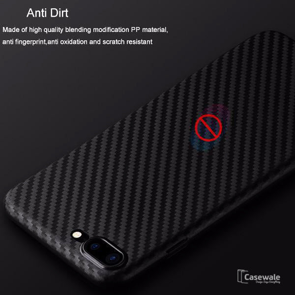 iPhone 7/ 7 Plus Carbon Fiber Ultra-thin Protection Back Case