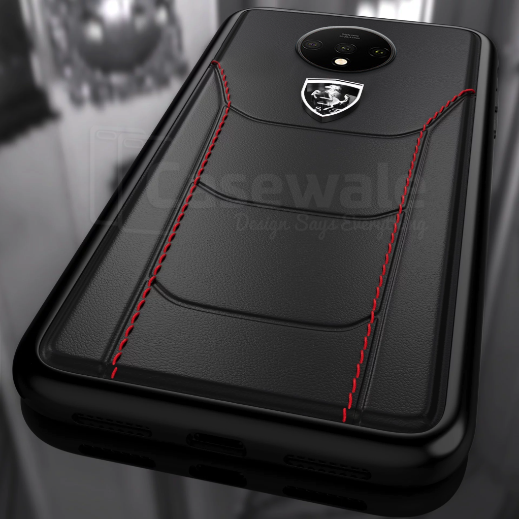 Ferrari ® OnePlus 7T / 7T Pro Genuine Leather Crafted Limited Edition Case