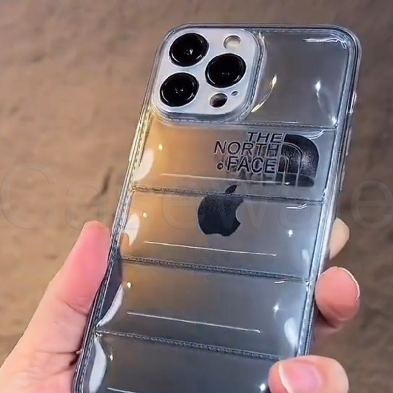 iPhone 13/14 Series Luxury North Face Puffer Phone Case
