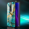 Luxury Artistic Marble Glass Case for Oppo F11 Pro
