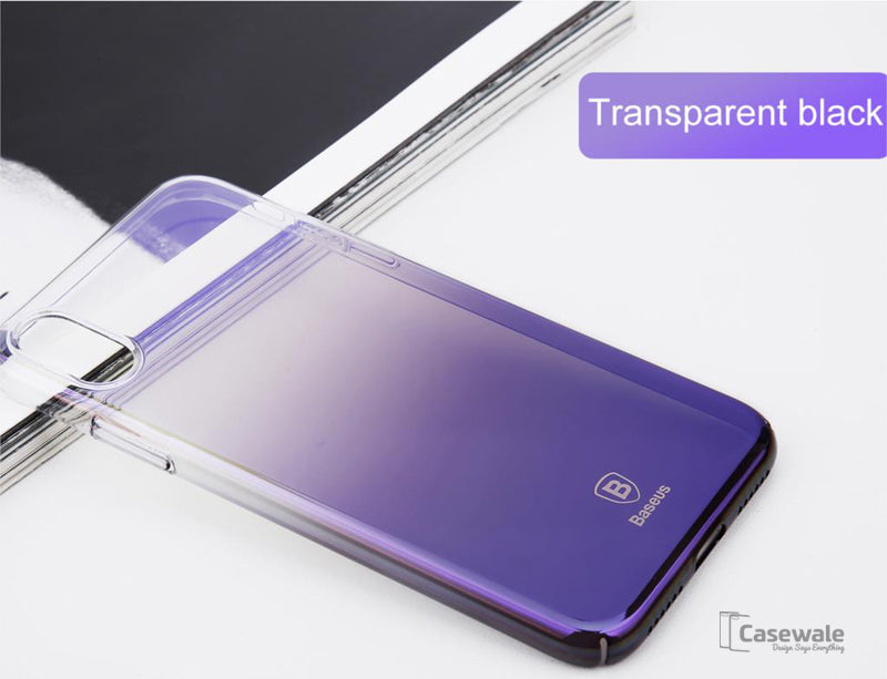 Luxury Aura Gradient Hard PC Case for iPhone X