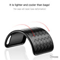 iPhone X Luxury Grid Weaving Ultra Thin Soft TPU Protective Back Case