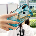 Luxury Artistic Marble Glass Case for Oppo Realme 3 Pro