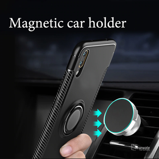 Luxury Armor Magnetic Car Holder Case for Vivo V11 Pro