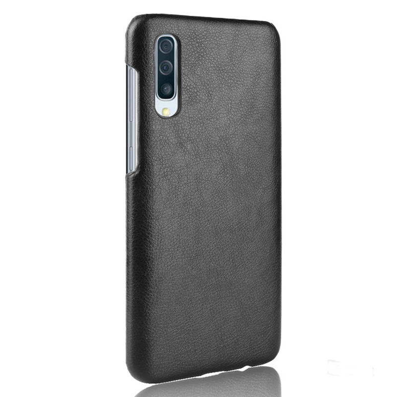 Luxury Leather Finish Full Protection Case for Galaxy A50
