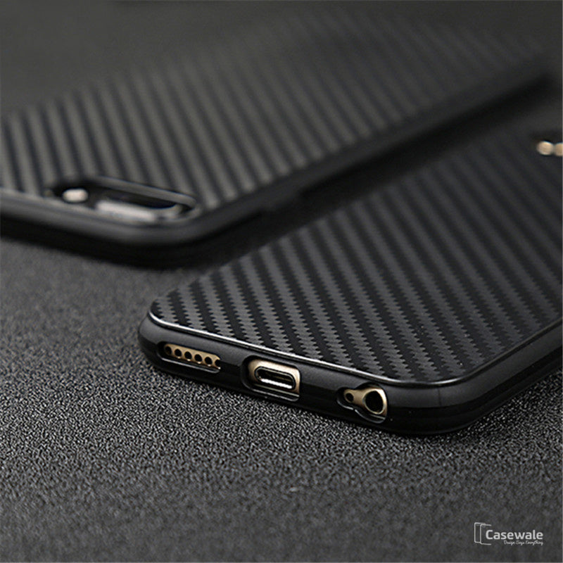 iPhone 7/ 7 Plus Carbon Fiber Ultra-thin Protection Back Case