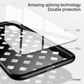 Luxury Grid Weave Hollow Ultra Thin Case for iPhone X