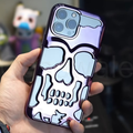 iPhone 13 Series New Electroplating Unique Skull Phone Case