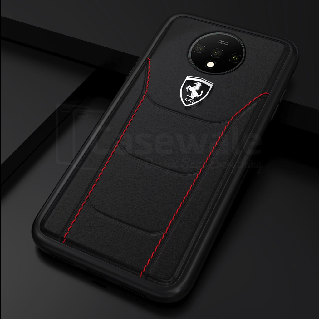 Ferrari ® OnePlus 7T / 7T Pro Genuine Leather Crafted Limited Edition Case