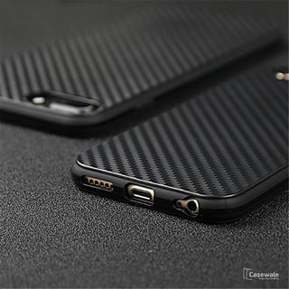 iPhone 8/ 8 Plus Black Original Carbon Fiber Ultra-thin Protection Case