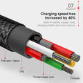 Baseus 90 Degree L Type USB Cable For iPhone