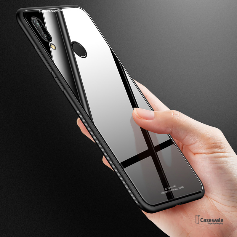 Luxury 9H Slim Tempered Glass Case for Redmi Note 7 & Note 7 Pro