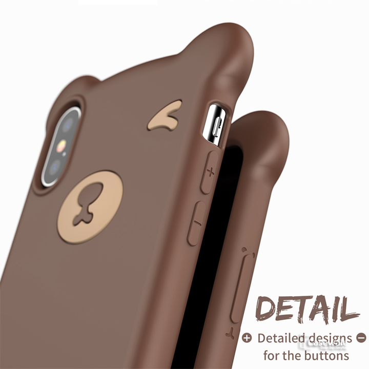 Baseus Little Bear Soft Silicone Case for iPhone XS Max