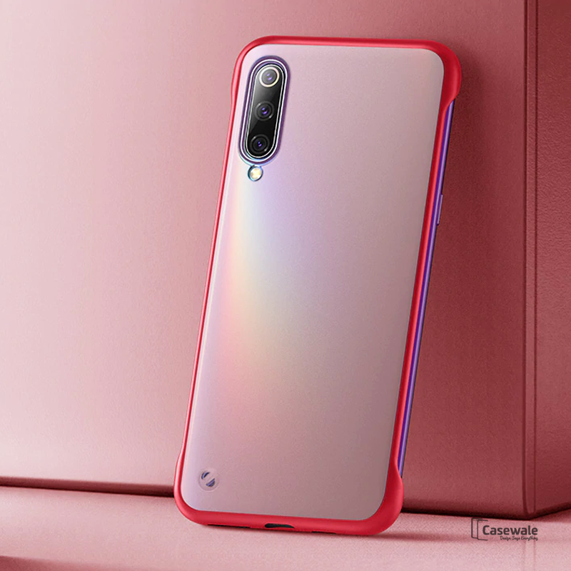 Luxury Frameless Semi Transparent Ring Finger Case for Galaxy A50