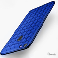 Luxury Grid Weaving Ultra Thin Protective Back Case for Oppo F7