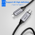 Baseus 86W USB Type C 4.3A Quick Charging Cable For iPhone