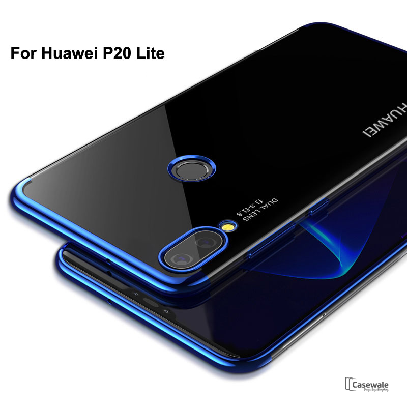 Luxury High-end Fashion Transparent Case for Huawei P20 Lite