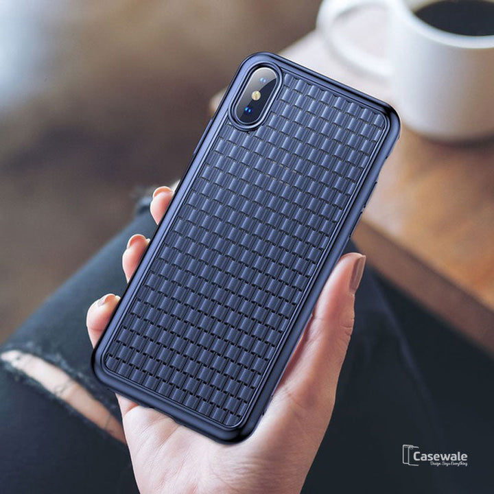 Baseus Luxury Grid Pattern Ultra Thin Case For iPhone XS Max