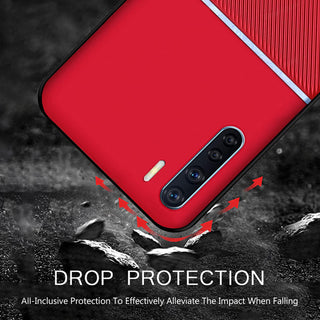 IQS Design Soft Leather Texture Case with Magnetic Car Vent for Oppo F15