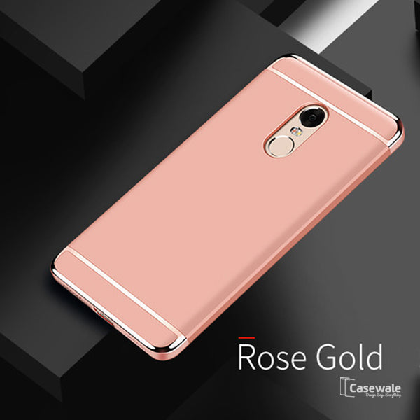 Luxury 3 in 1 Electroplating Case for Redmi Note 5