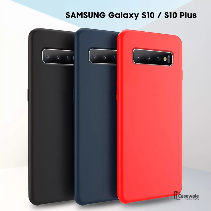 Original Slim Silicone Protective Case for Galaxy S10/ S10 Plus