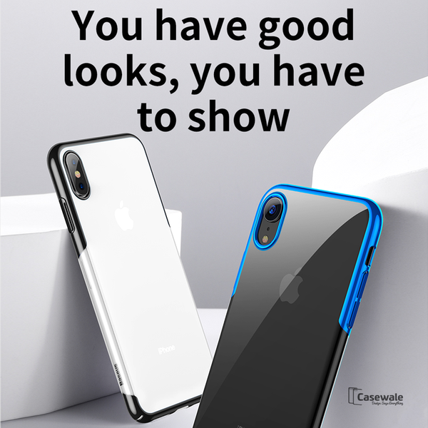 High-end Fashion Transparent Phone Case for iPhone XS Max