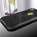 Ferrari Track Racing Shield Carbon Effect Case for iPhone X